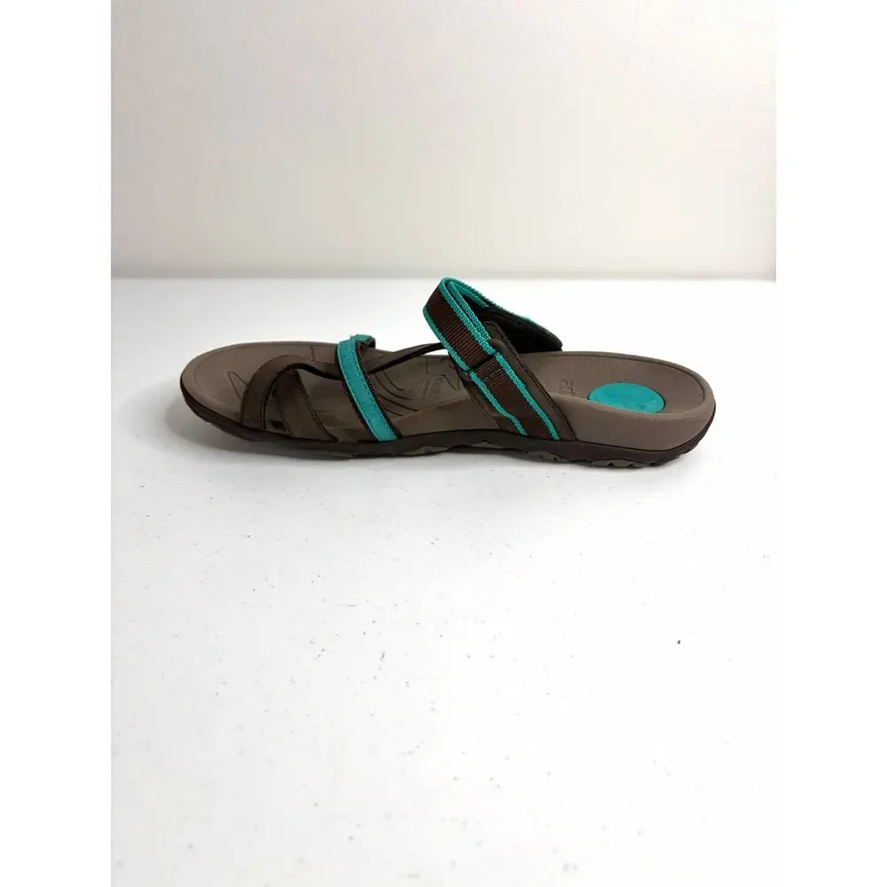 Vionic Mojave Women's Sandals EU 39 Chocolate Brown/Teal Arch Support Outdoors